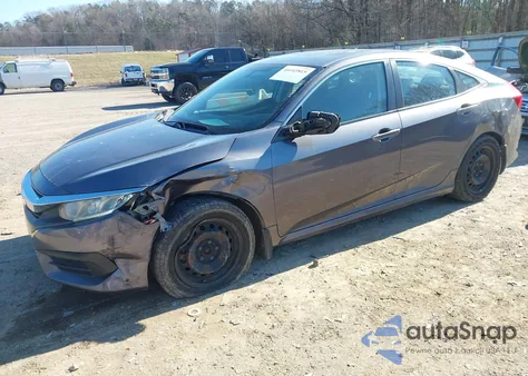 2016 Honda Civic Lx из США, поврежденный, VIN 19XFC2F56GE022084